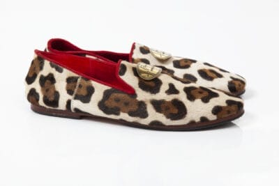 Albino Leopard Red Line