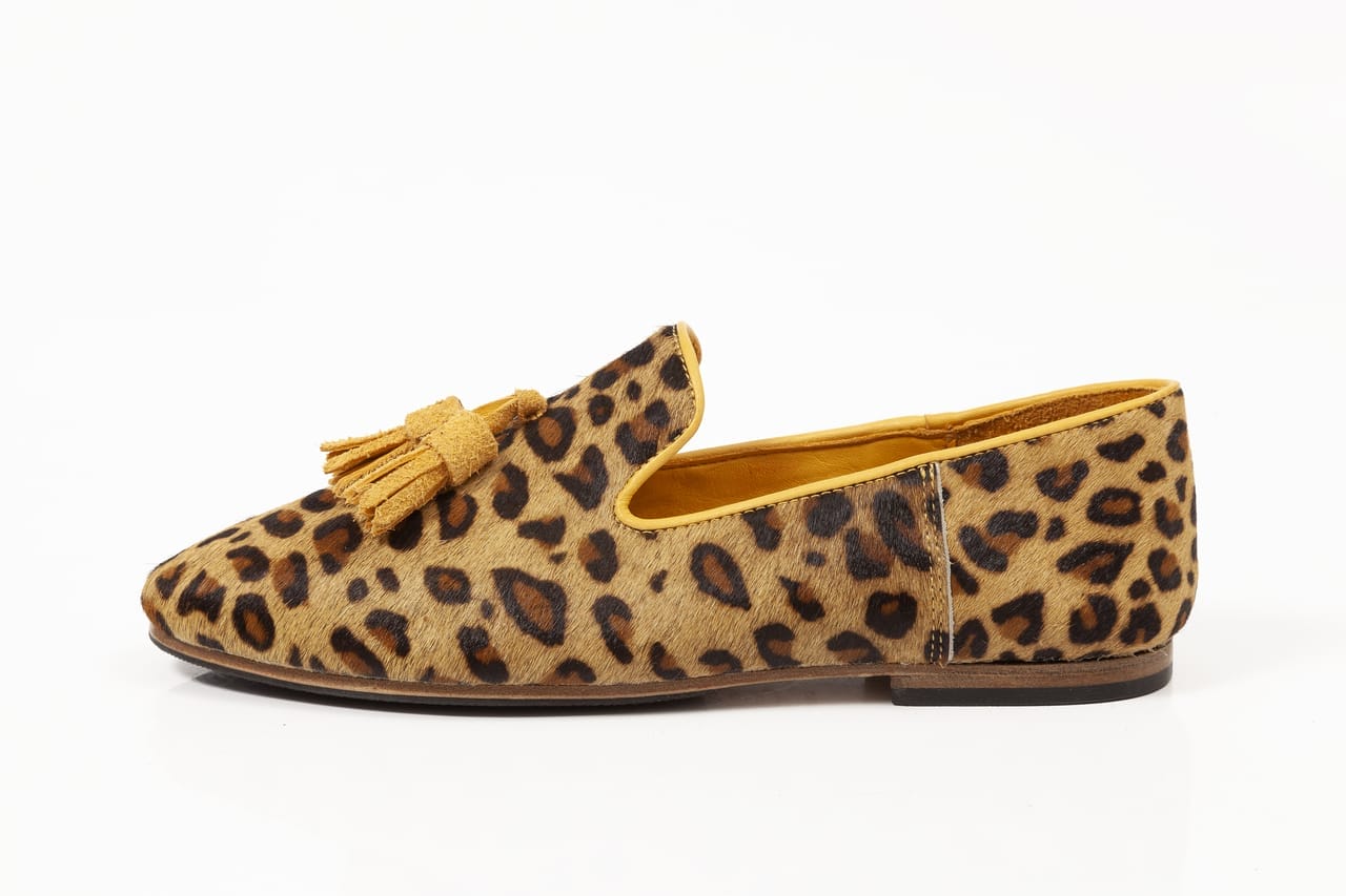 Cheetah yellow line with tassels - Image 6