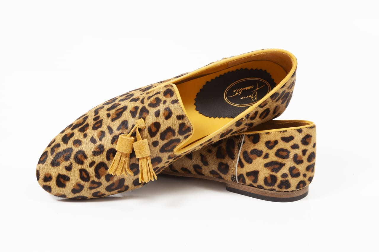 Cheetah yellow line with tassels - Image 8