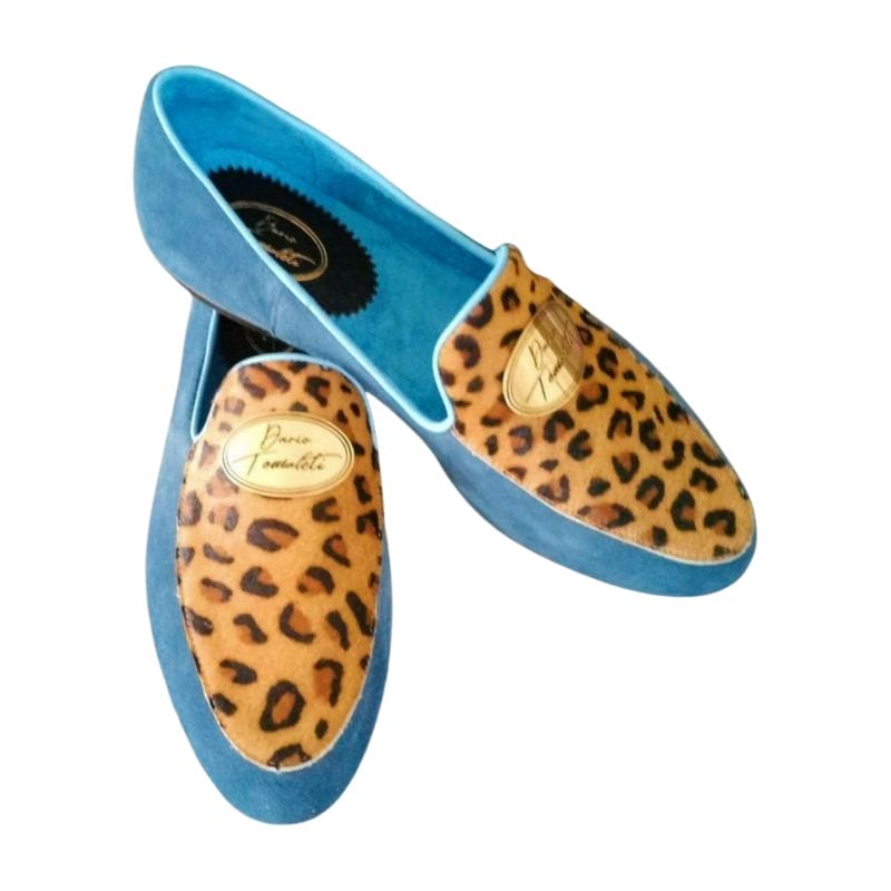 Cheetah with blue velour - Image 4